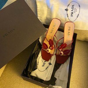 Prada Women's Shoes Red